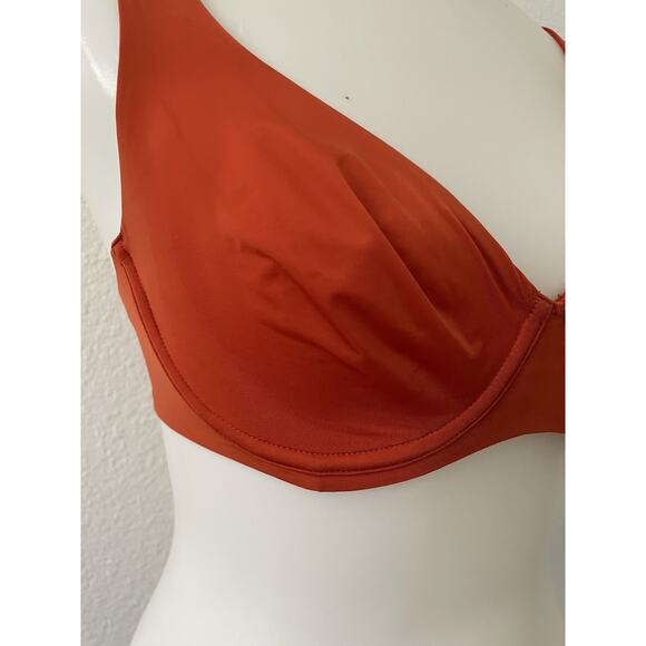 Cuup Lingerie Bra Plunge The Scoop Orange Intimates - Picture 4 of 12